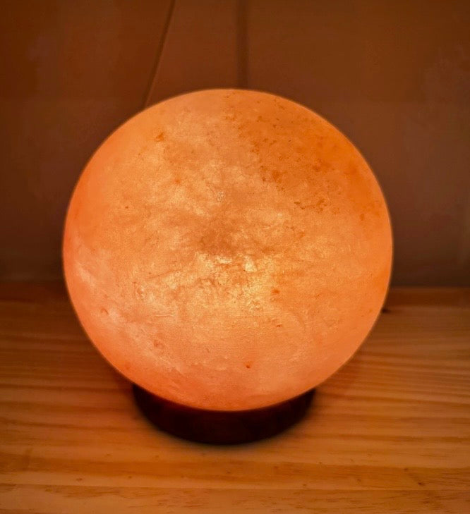 Lampada di sale Rosa