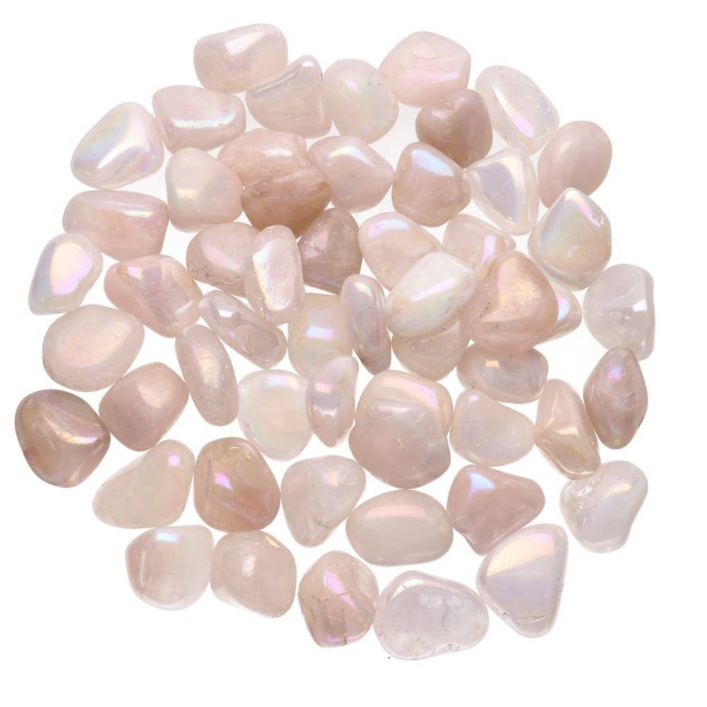 Pietre levigate di Aqua Aura rosa 3x2 cm