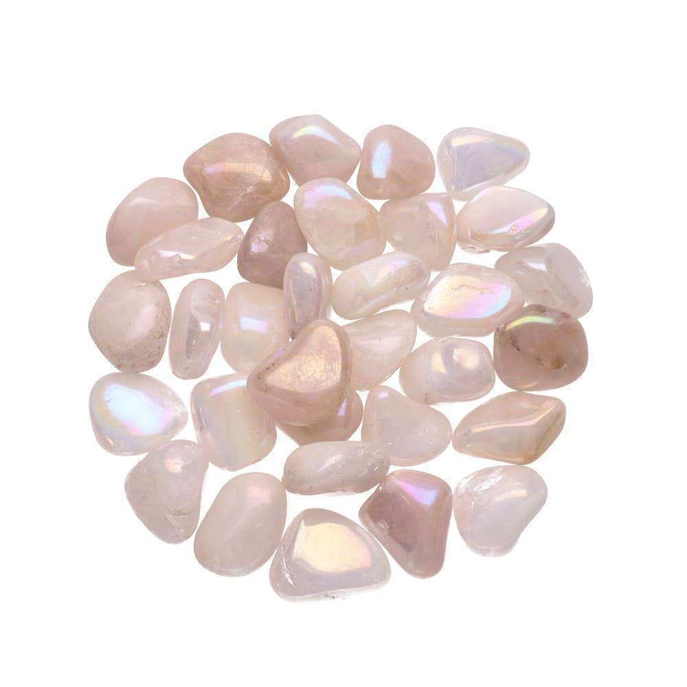 Pietre levigate di Aqua Aura rosa 3x2 cm