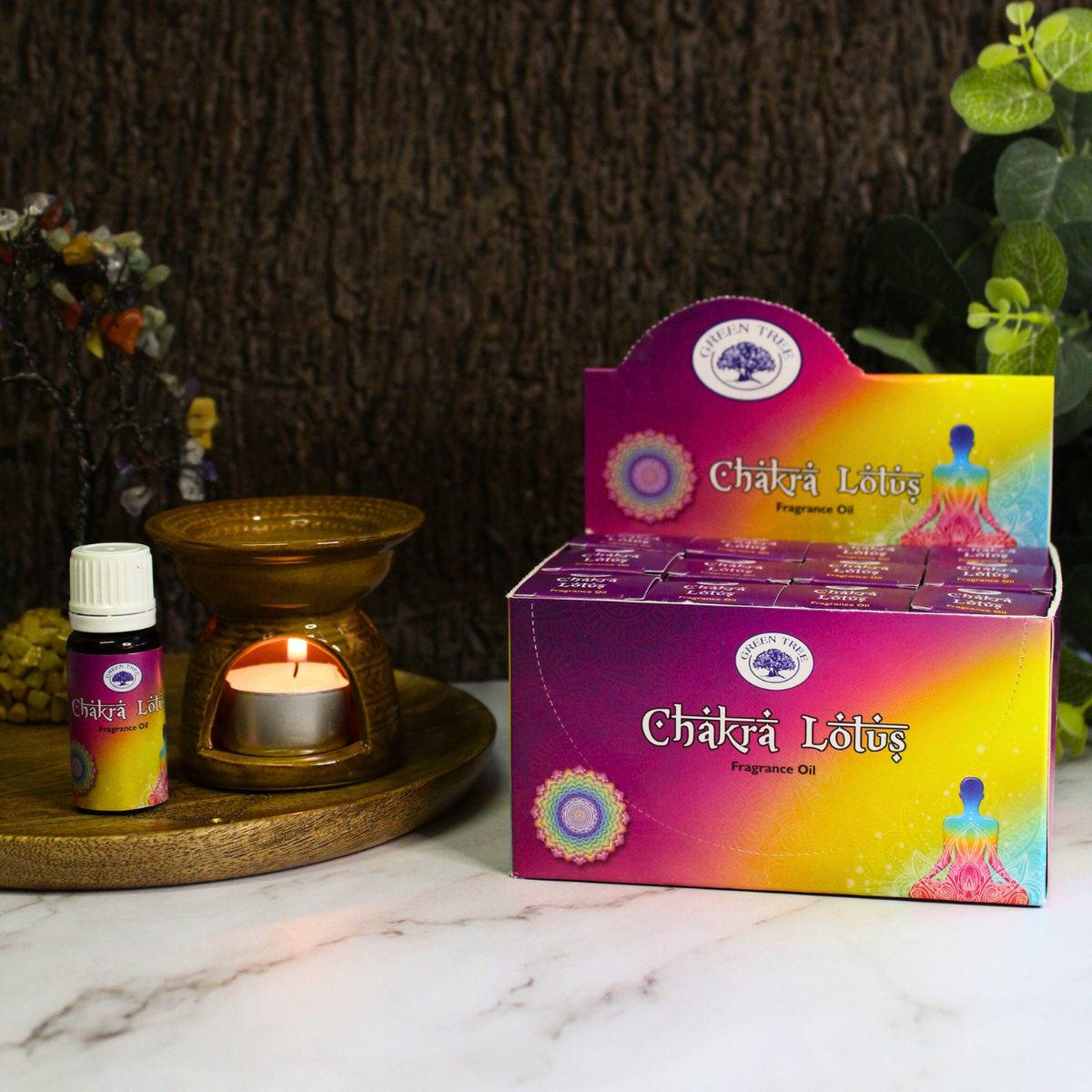 Olio profumato Green Tree Chakra Lotus 10 ml: Olio
